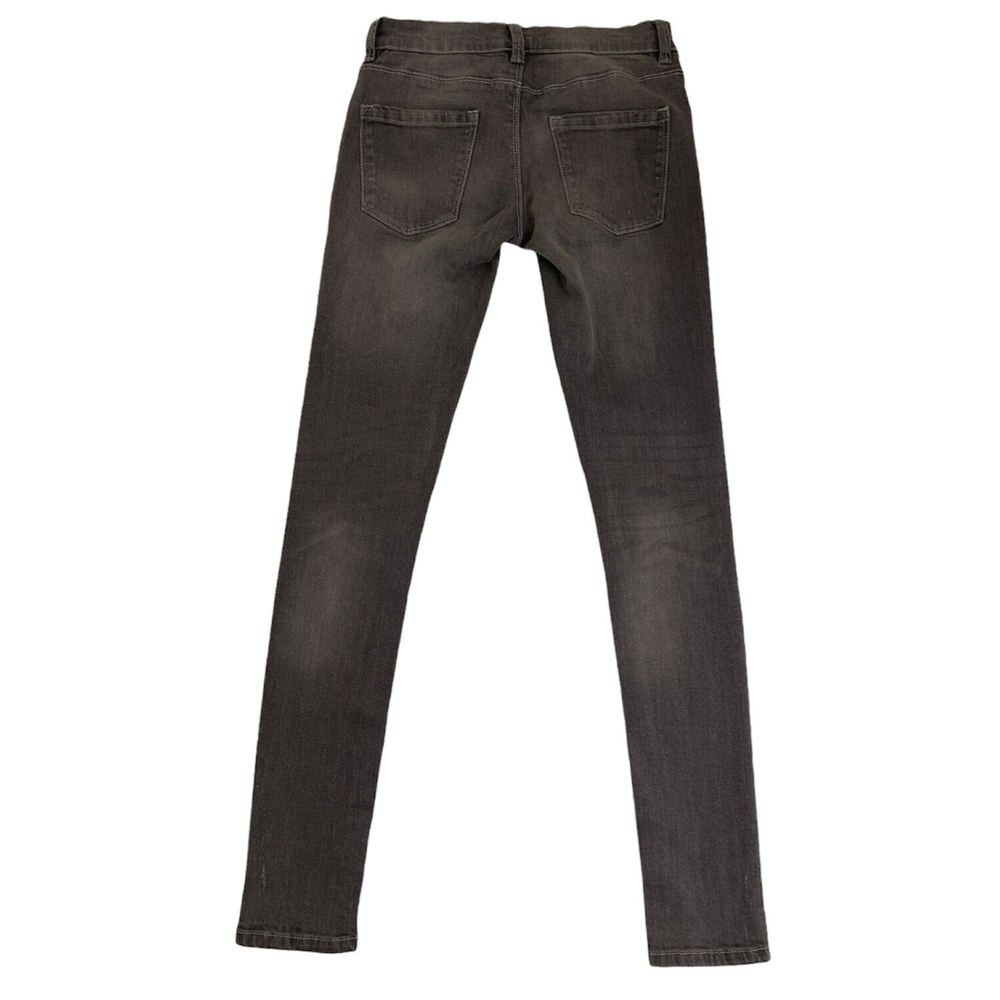 Bluenotes Taylor Womens Jeggings Jeans Gray Distressed Stretch Denim